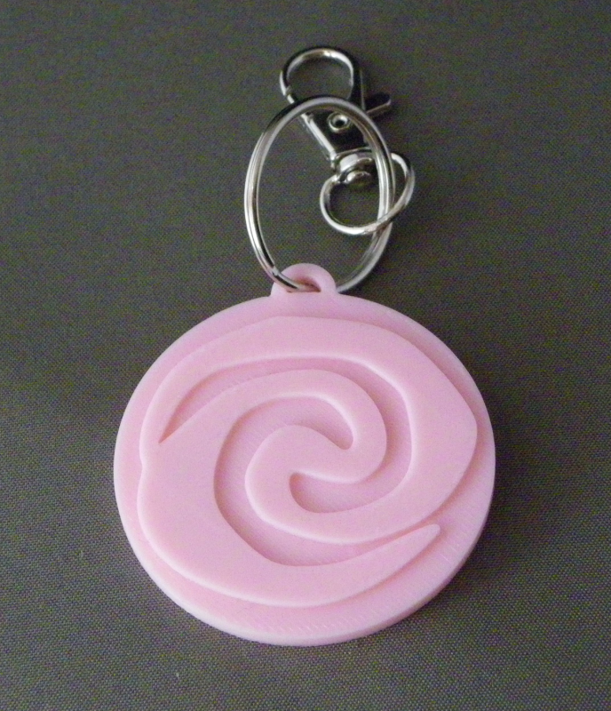 (image for) 3D Prints - Vaiana Sleutelhanger 1 - Kersenroze (Sakura Pink)