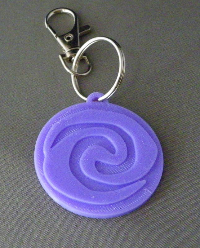 (image for) 3D Prints - Vaiana Sleutelhanger 1 - Paars (Purple)
