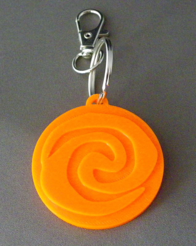 (image for) 3D Prints - Vaiana Sleutelhanger 1 - Zonnig Oranje (Sunny Orange)