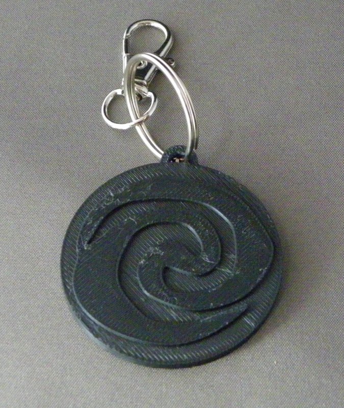 (image for) 3D Prints - Vaiana Sleutelhanger 1 - Zwart (Black)