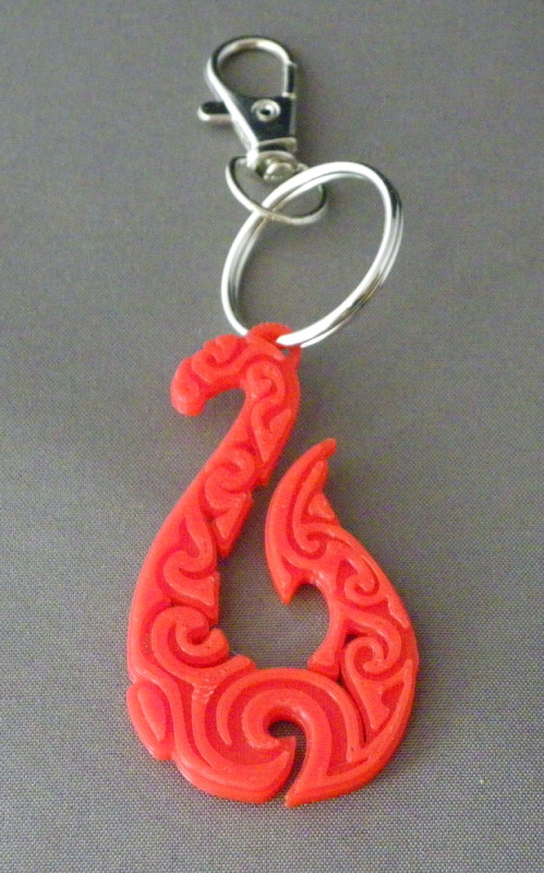 (image for) 3D Prints - Vaiana Sleutelhanger 2 - Rood (Red)