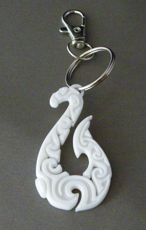 (image for) 3D Prints - Vaiana Sleutelhanger 2 - Wit (White)