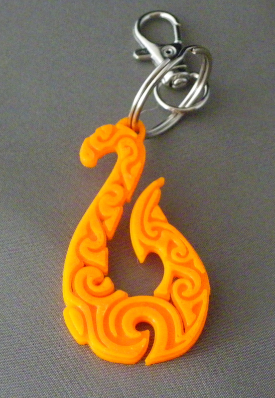 (image for) 3D Prints - Vaiana Sleutelhanger 2 - Zonnig Oranje (Sunny Orange)