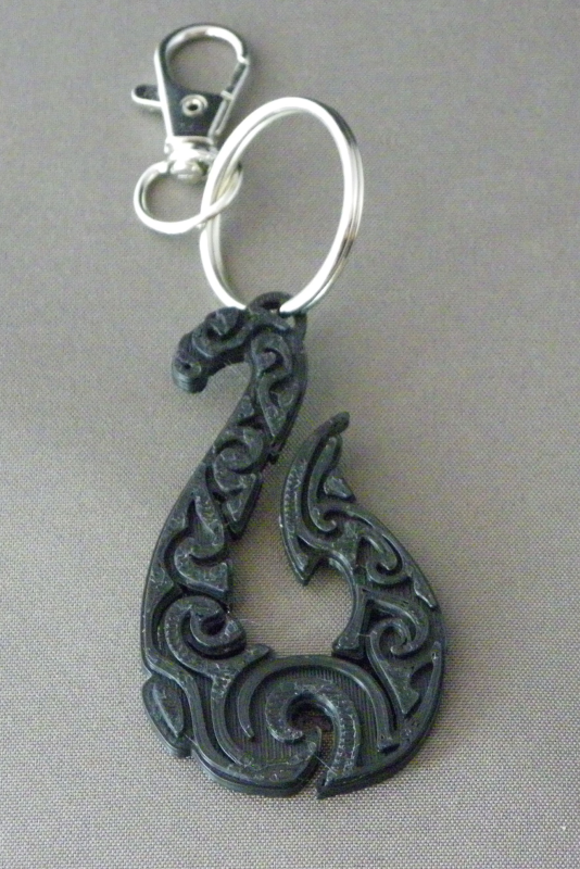 (image for) 3D Prints - Vaiana Sleutelhanger 2 - Zwart (Black)