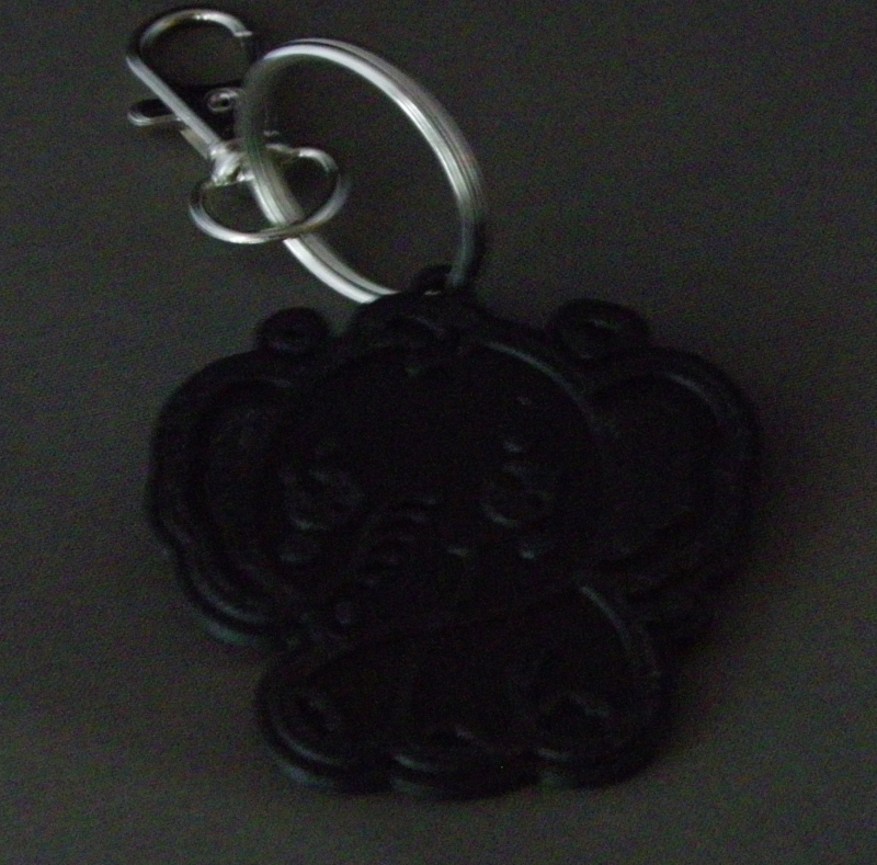 (image for) 3D Prints - Olifant Sleutelhanger 2 - Zwart (Black)