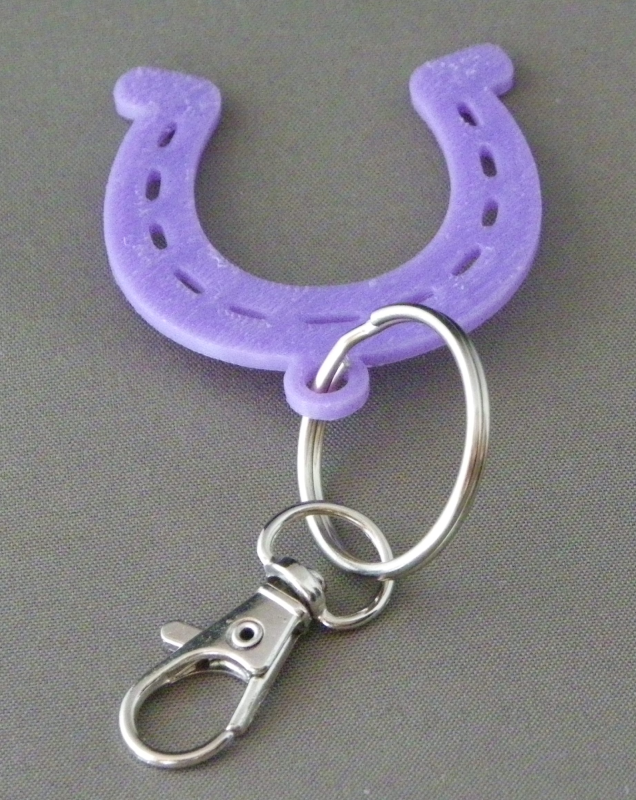 (image for) 3D Prints - Paard Sleutelhanger 2 - Paars (Purple)