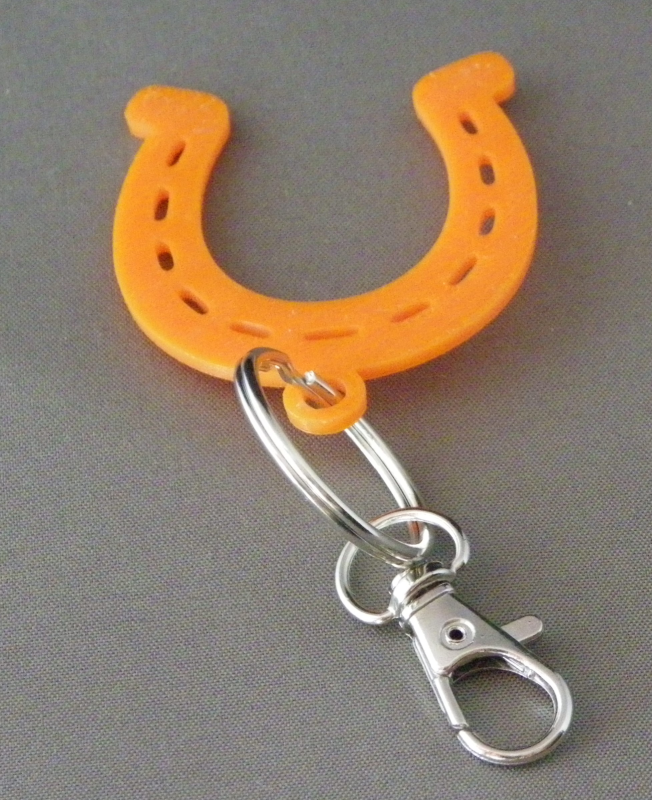 (image for) 3D Prints - Paard Sleutelhanger 2 - Zonnig Oranje (Sunny Orange)