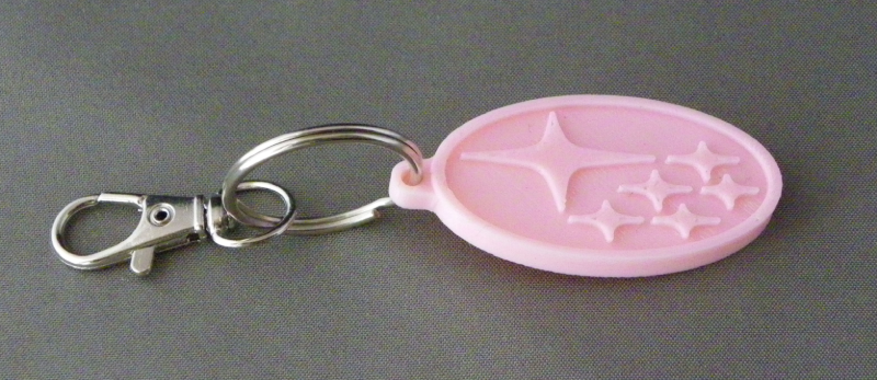 (image for) 3D Prints - Subaru Sleutelhanger 1 - Kersenroze (Sakura Pink)