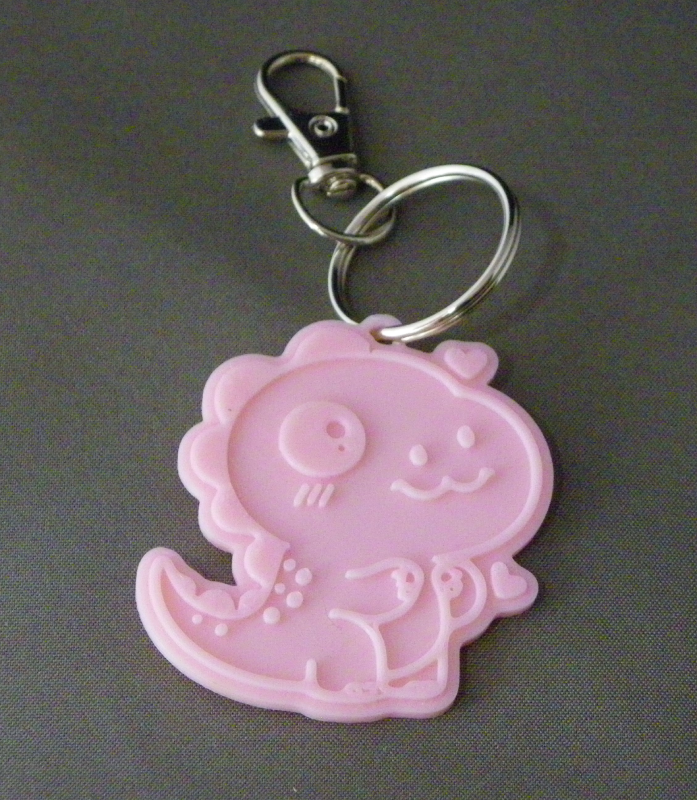 (image for) 3D Prints - T-Rex Sleutelhanger 1 - Kersenroze (Sakura Pink)