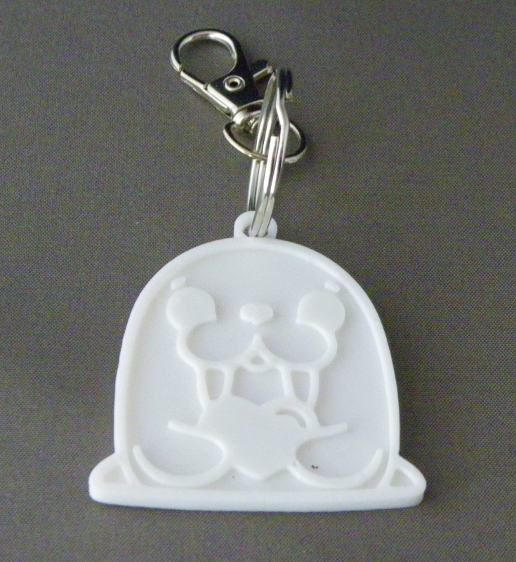 (image for) 3D Prints - Walrus Sleutelhanger 1 - Wit (White)