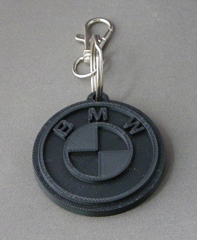 (image for) 3D Prints - Bmw Sleutelhangers - Zwart (Black)