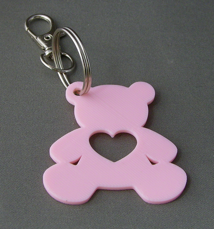 (image for) 3D Prints - Beer Sleutelhanger 3 - Kersenroze (Sakura Pink)