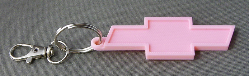 (image for) 3D Prints - Chevrolet Sleutelhanger 1 - Kersenroze (Sakura Pink)