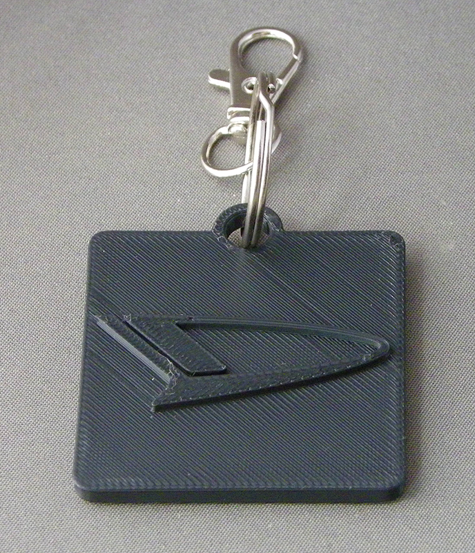 (image for) 3D Prints - Daihatsu Sleutelhanger 1 - Zwart (Black)