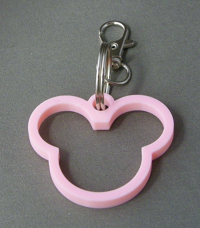 (image for) 3D Prints - Disney Sleutelhanger 1 - Kersenroze (Sakura Pink)