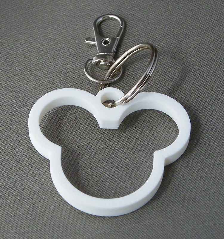 (image for) 3D Prints - Disney Sleutelhanger 1 - Wit (White)