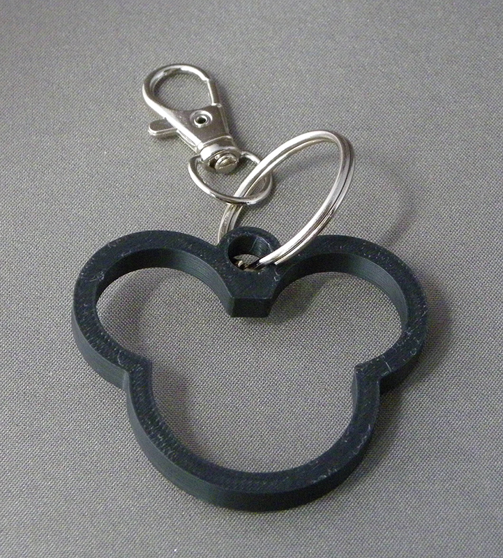 (image for) 3D Prints - Disney Sleutelhanger 1 - Zwart (Black)