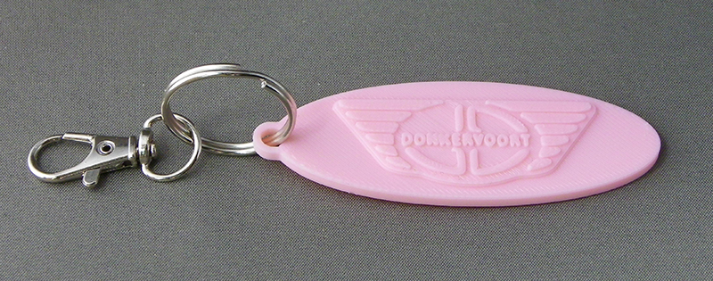 (image for) 3D Prints - Donkervoort Sleutelhanger 1 - Kersenroze (Sakura Pink)