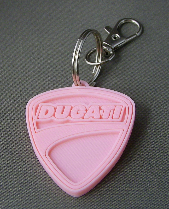 (image for) 3D Prints - Ducati Sleutelhanger 1 - Kersenroze (Sakura Pink)