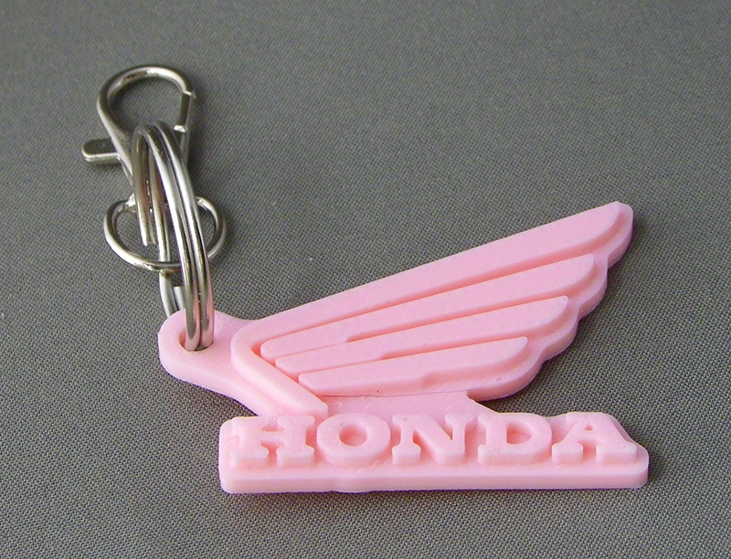 (image for) 3D Prints - Honda Sleutelhanger 1 - Kersenroze (Sakura Pink)