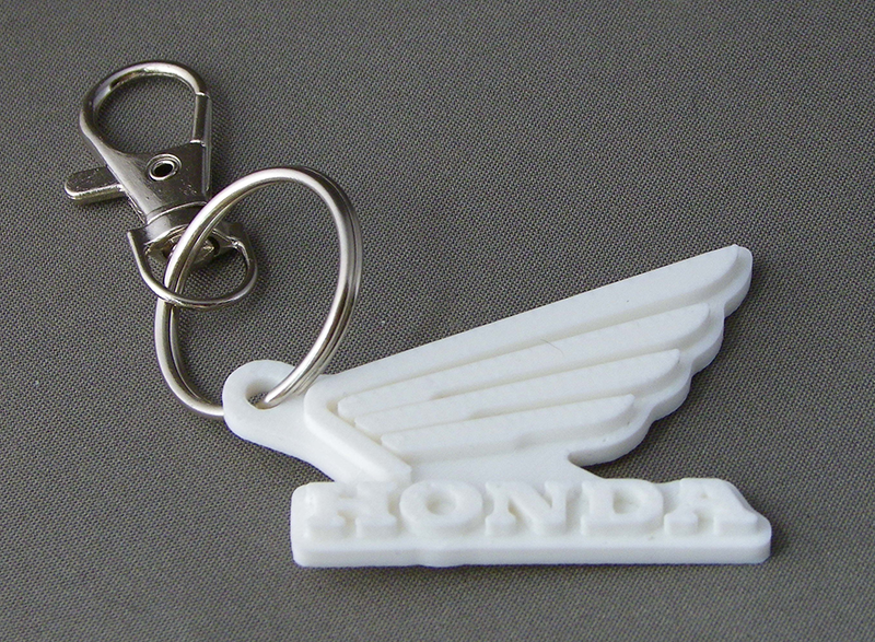 (image for) 3D Prints - Honda Sleutelhanger 1 - Wit (White)
