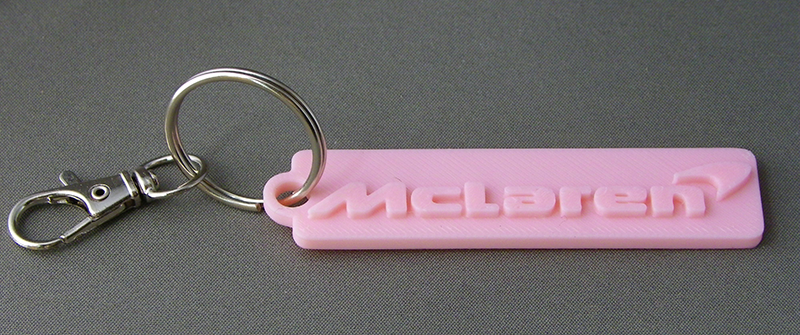 (image for) 3D Prints - Mclaren Sleutelhanger 1 - Kersenroze (Sakura Pink)