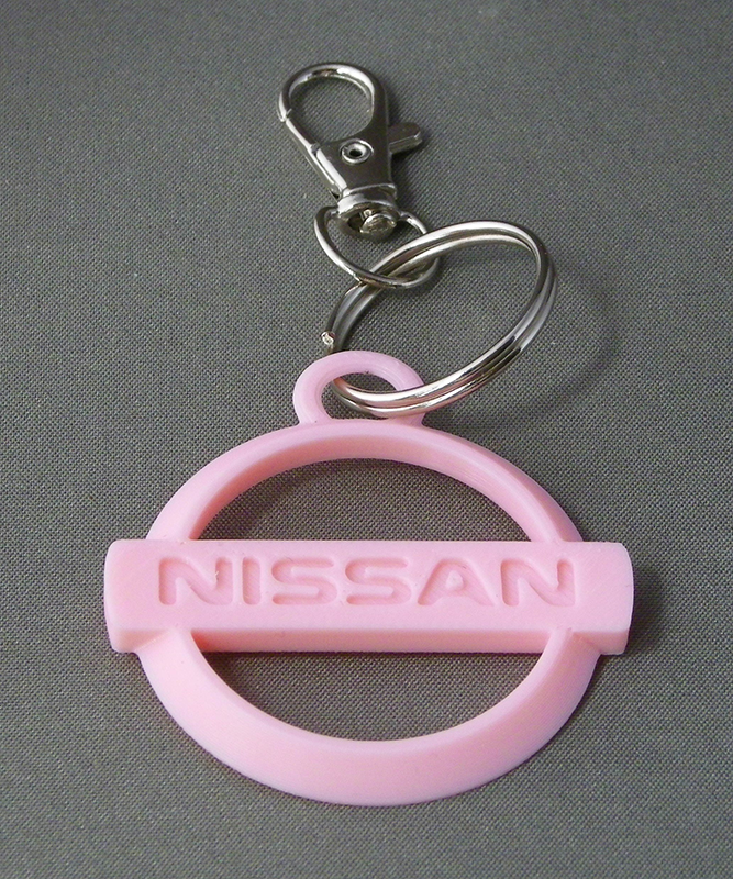 (image for) 3D Prints - Nissan Sleutelhanger 1 - Kersenroze (Sakura Pink)