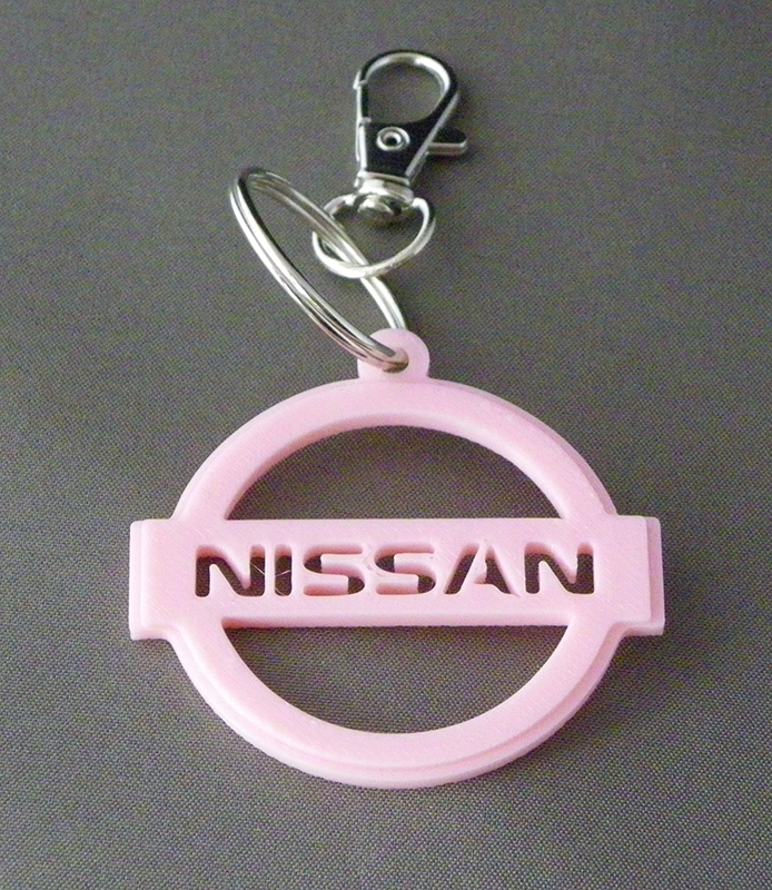 (image for) 3D Prints - Nissan Sleutelhanger 2 - Kersenroze (Sakura Pink)