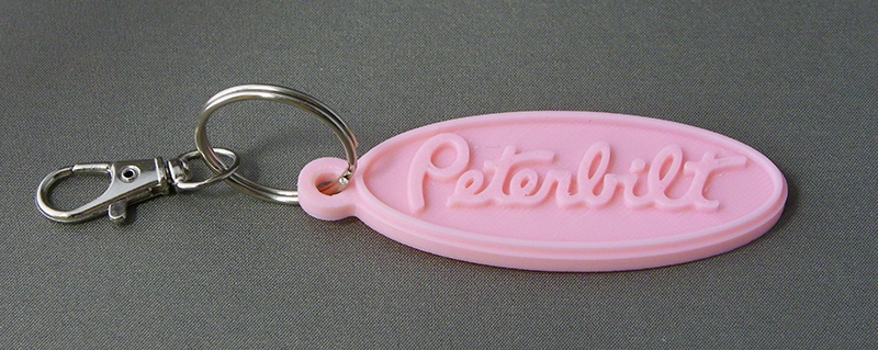 (image for) 3D Prints - Peterbilt Sleutelhanger 1 - Kersenroze (Sakura Pink)
