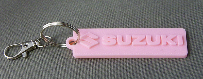 (image for) 3D Prints - Sazuki Sleutelhanger 1 - Kersenroze (Sakura Pink)