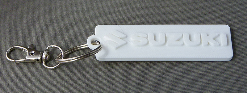 (image for) 3D Prints - Sazuki Sleutelhanger 1 - Wit (White)