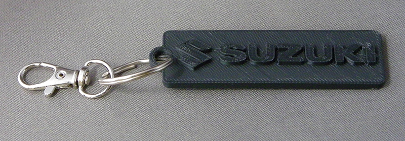 (image for) 3D Prints - Sazuki Sleutelhanger 1 - Zwart (Black)