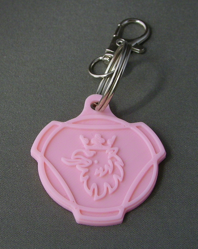 (image for) 3D Prints - Scania Sleutelhanger 1 - Kersenroze (Sakura Pink)