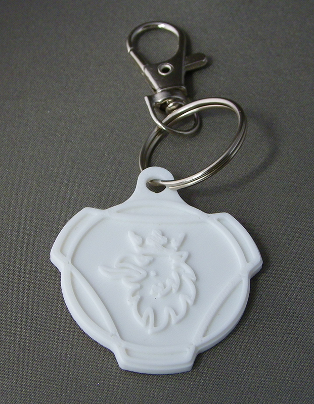 (image for) 3D Prints - Scania Sleutelhanger 1 - Wit (White)