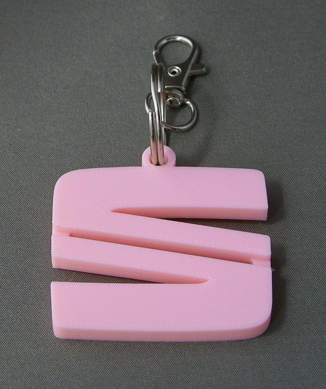 (image for) 3D Prints - Seat Sleutelhanger 1 - Kersenroze (Sakura Pink)