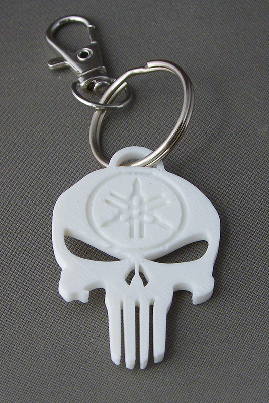 (image for) 3D Prints - Yamaha Sleutelhanger 1 - Wit (White)