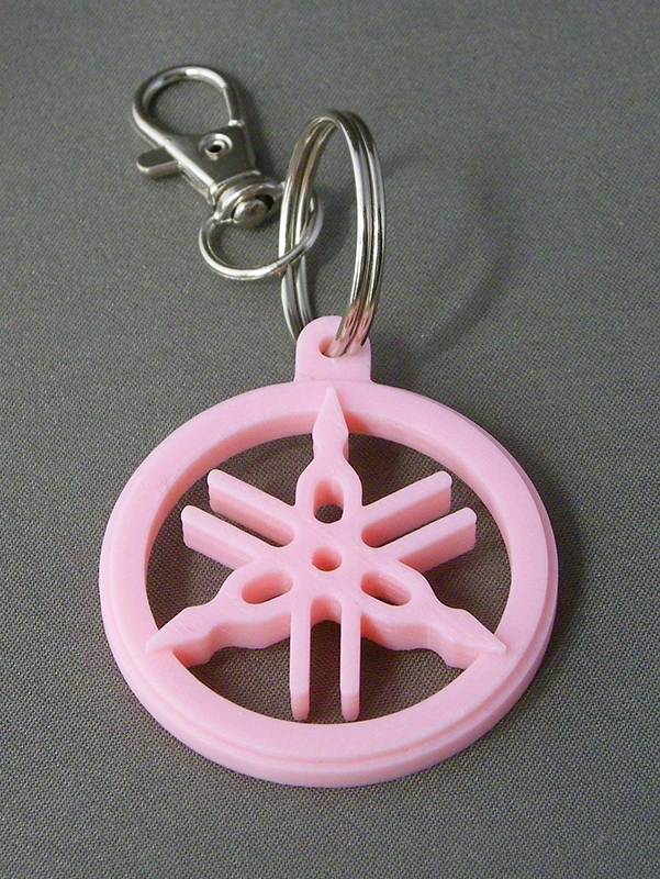 (image for) 3D Prints - Yamaha Sleutelhanger 2 - Kersenroze (Sakura Pink)