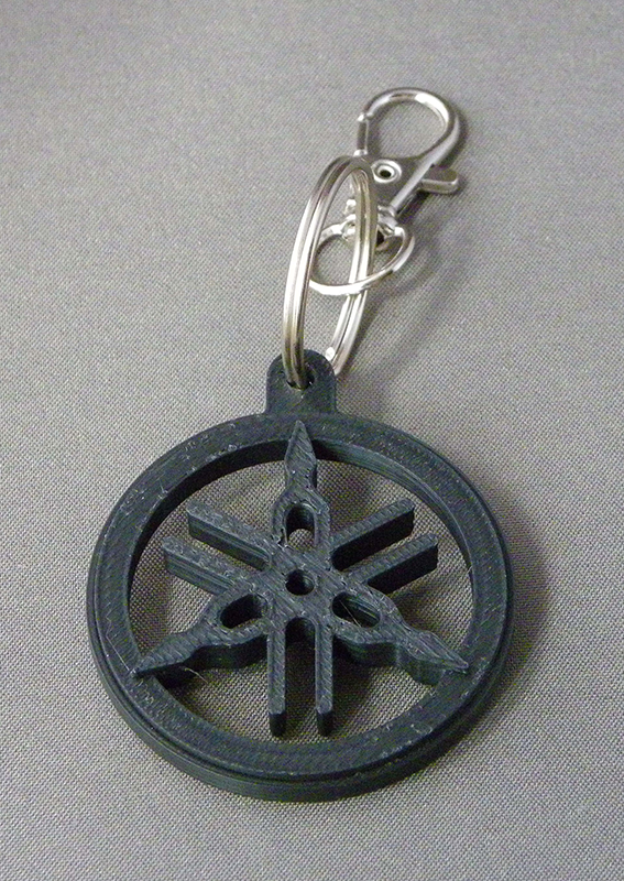 (image for) 3D Prints - Yamaha Sleutelhanger 2 - Zwart (Black)