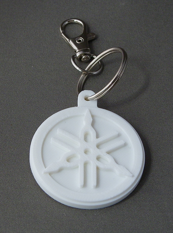 (image for) 3D Prints - Yamaha Sleutelhanger 3 - Wit (White)