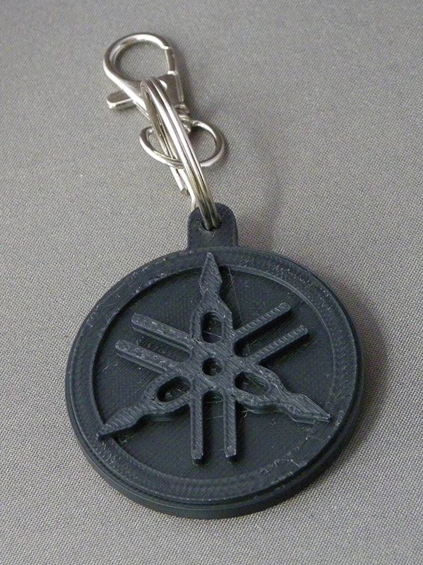 (image for) 3D Prints - Yamaha Sleutelhanger 3 - Zwart (Black)