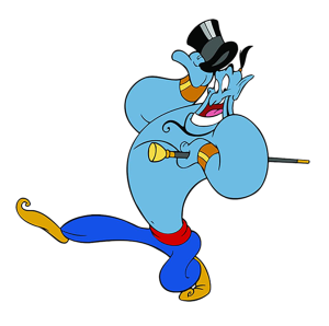 Onderzetter - Aladdin - Geest 1