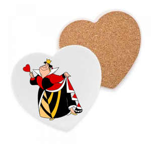 Onderzetter - Alice in Wonderland - De Hartenkoningin 1