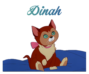 Onderzetter - Alice in Wonderland - Dinah 1