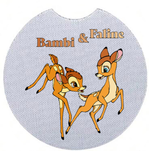 Onderzetter - Bambi - Bambi en Faline 1
