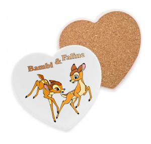 Onderzetter - Bambi - Bambi en Faline 1