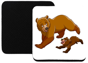 Onderzetter - Brother Bear - Kenai en Koda 1