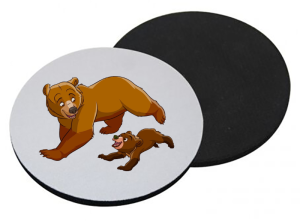 Onderzetter - Brother Bear - Kenai en Koda 1