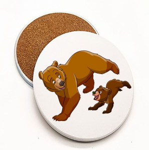 Onderzetter - Brother Bear - Kenai en Koda 1