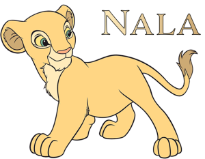 Onderzetter - De Leeuwenkoning - Nala 1