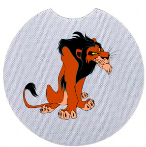 Onderzetter - De Leeuwenkoning - Scar 1